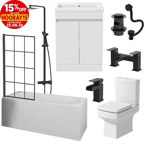 Complete bathroom suite - complete,