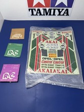 Tamiya Vintage Opel Ascona Decals Stickers Nip New Rc Car Spares Hedder Cards