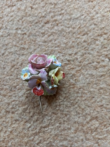 Vintage porcelain flower - vintage,