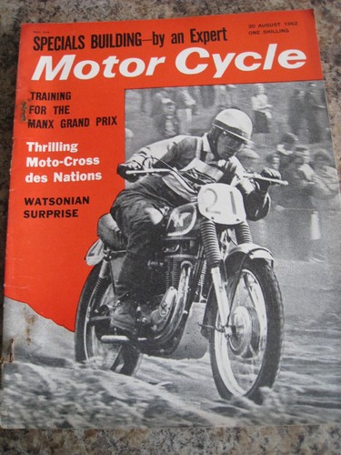 Motorcycle aug 1962 - motorcycle, manx