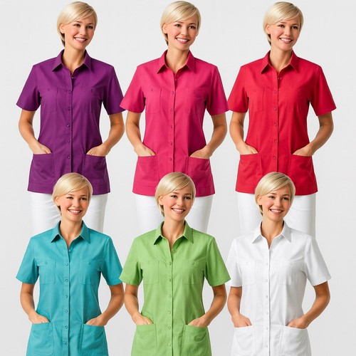 Ladies salon tunic shirt - salon,