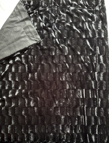 Cozy fluffy textured throw - fluffy,,