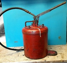 Vintage Stewart Warner Ltd ALEMITE Garage Work Shop Oil Hand Pump Uk Made Rare G
