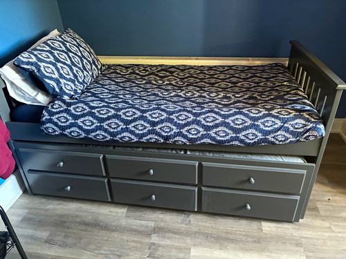 Dark grey wooden - dark,