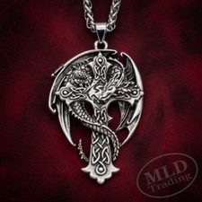 Viking-Celtic Dragon Cross