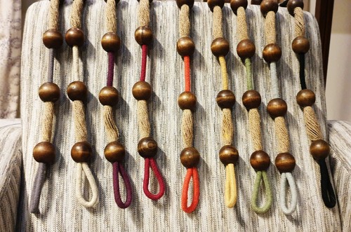 Tie backs woven - 2, rope