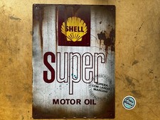 Shell Motor Oil Italy Sign