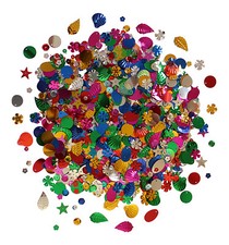 50g Mixed Sequins & Spangles