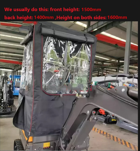 Mini excavator rain - excavator, cover