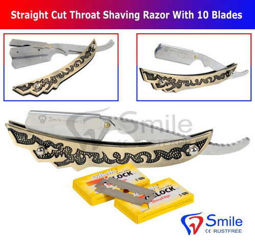 Barber razor straight - razor, cut