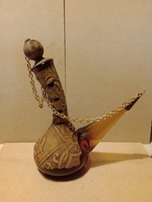 Vintage Spanish Amber Glass