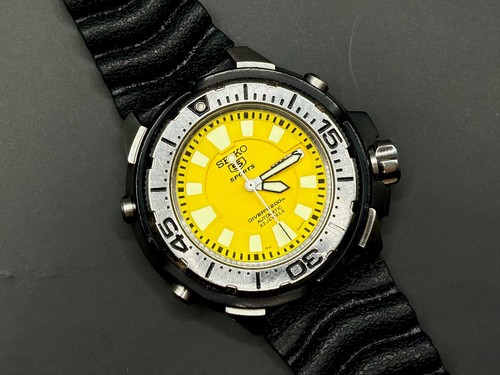 Seiko sports monster yellow - seiko,