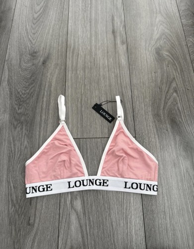 Lounge pink triangle bra - bra, size