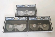 3 × TDK 8mm E-HG 60 Video 8 Camcorder Tapes