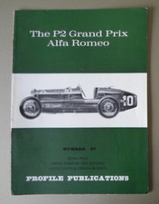 PROFILE PUBLICATIONS NO.87 - P2 GRAND PRIX ALFA ROMEO orig 1960s UK Mkt Booklet