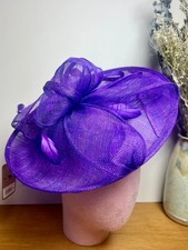 Women Flower Feather Hair Hat
