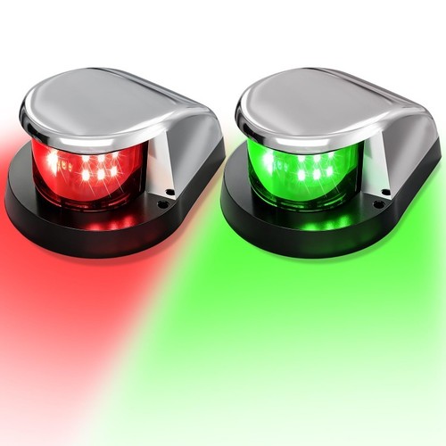 Boat navigation lights red and - boat,