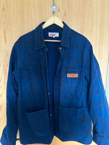 Supreme cdg men blue - supreme, graphic