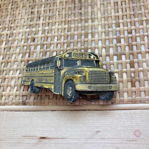 Vintage school bus belt - school, buckle