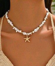Boho Starfish Shell Choker