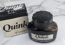 Vintage parker quink ink glass - vintage,