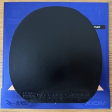 USED Xiom Omega VII 7 Pro Table Tennis Rubber 153 x 149mm Black MAX