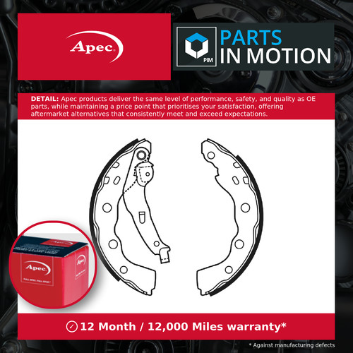 Brake shoes set fits - shoes,