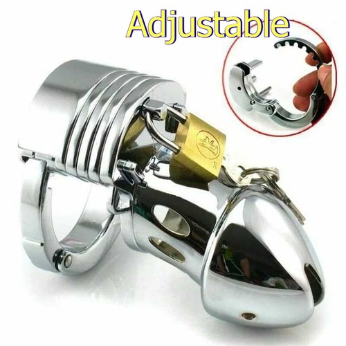 Stainless steel male chastity - stainless,