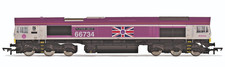 Hornby R30332 GBRf Class 66 Co-Co "PLATINUM JUBILEE" No.66734 DCC READY NEW