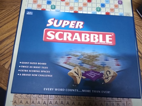 Super scrabble wooden - super,