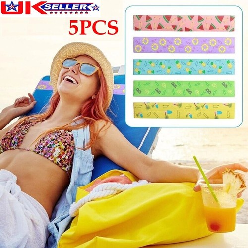 Sunbed strap towel - 5x,