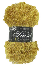 King Cole Tinsel Chunky Sparkle Furry Soft Eyelash Knitting Wool Yarn 50g Ball