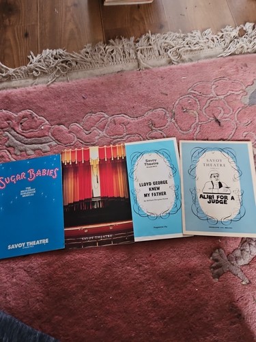 Savoy theatre programmes - theatre,