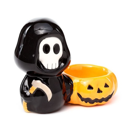 Ceramic skull boy tea - ceramic,