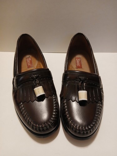 New bass tassel loafers - new,