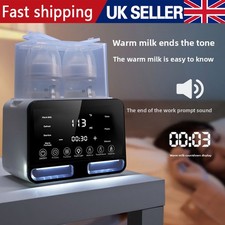Baby Bottle Warmer Steriliser Fast Milk Warmer with LCD Display and Timer K