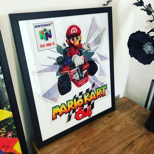 Mario kart promo window - mario, 64