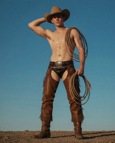 Gay interest white male - gay, cowboy