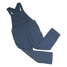PATAGONIA Mens Blue Dungarees Relaxed Polyester Blend L W38 L30 Workwear