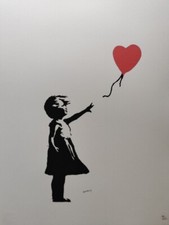 Banksy Art Print - Balloon Girl - Certificate
