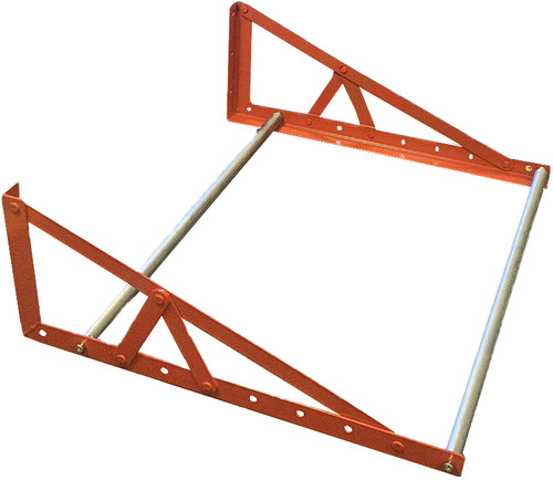 Steel adjustable tyre rack - steel,
