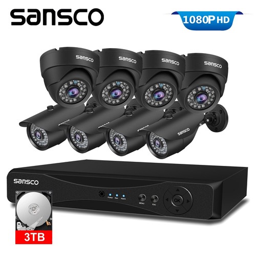 1080p cctv security system - hd,