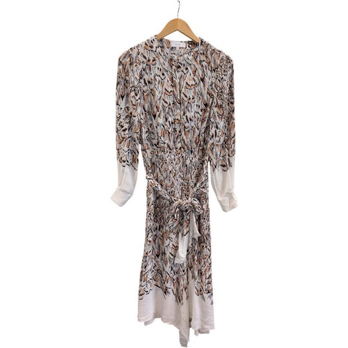 Reiss mia feather printed - reiss, midi