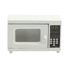 Mini House Microwave Oven Toy Microwave for Kid Pretend Play Kitchen Appliances