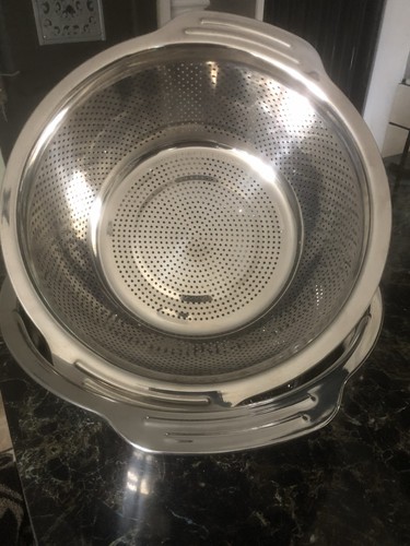 Stainless steel colander - stainless,