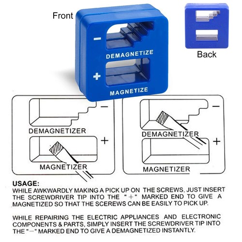 Screwdriver magnetizer - screwdriver,