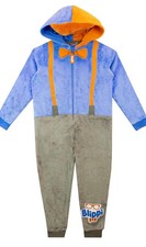 Blippi Sleepsuit Kids Costume Sleepwear Nightwear All In One Pyjama Blue One1sie