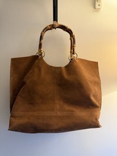 Faux Suede Leather Bamboo