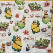 4 Luncheon paper napkins