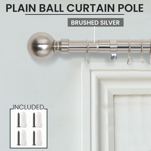 Extendable curtain pole 28mm - curtain,